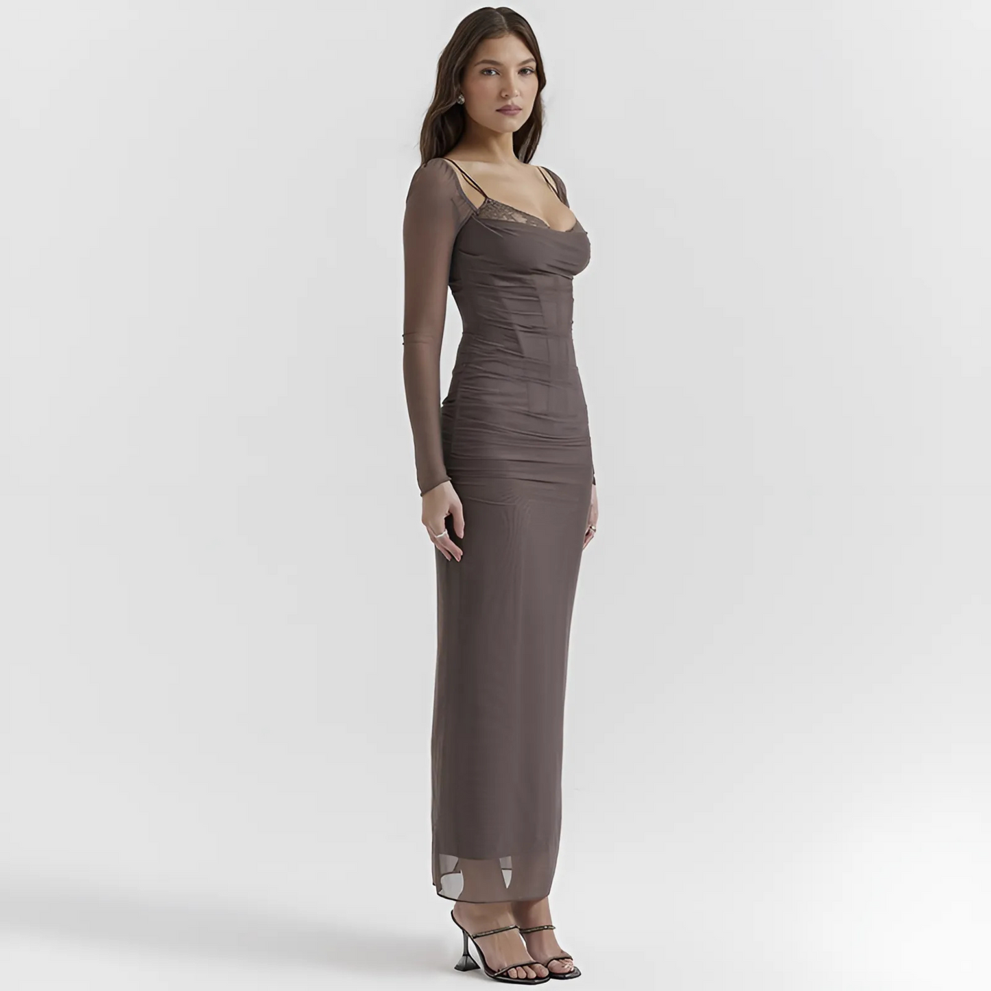 Mesh Maxi Dress