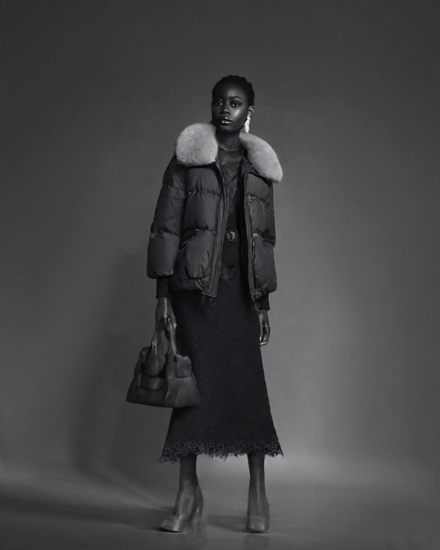 Fur Puffer Jacket