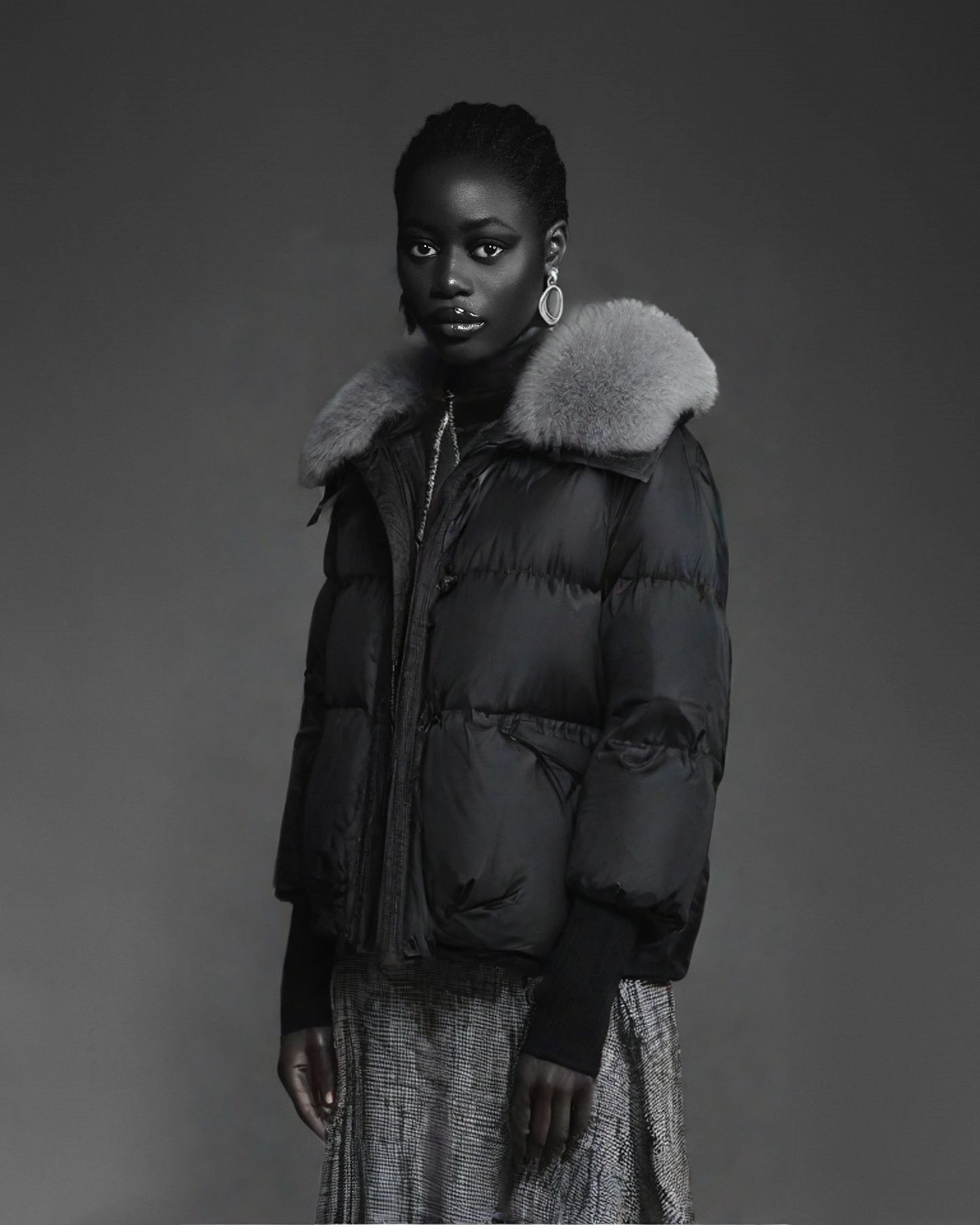 Fur Puffer Jacket
