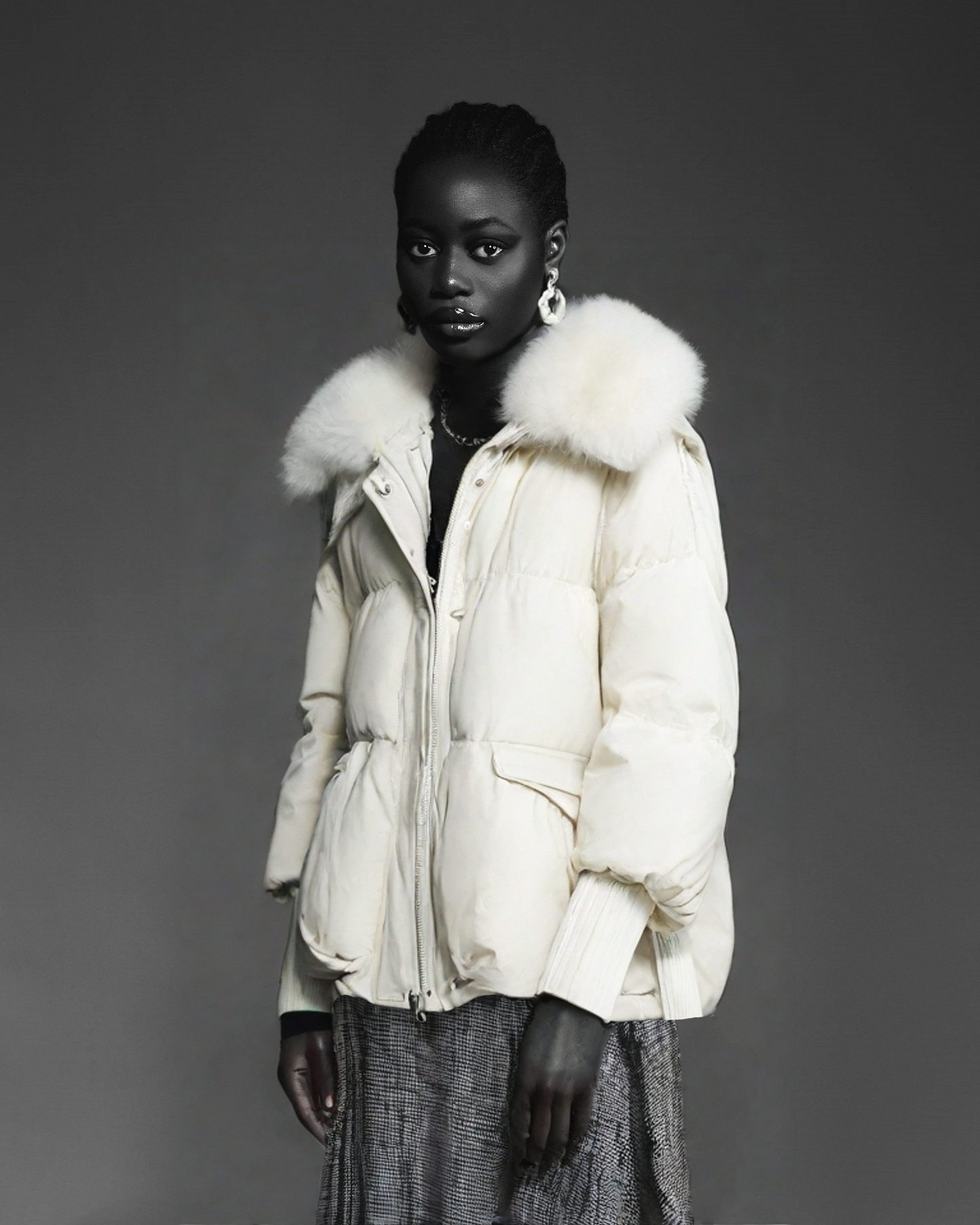 Fur Puffer Jacket